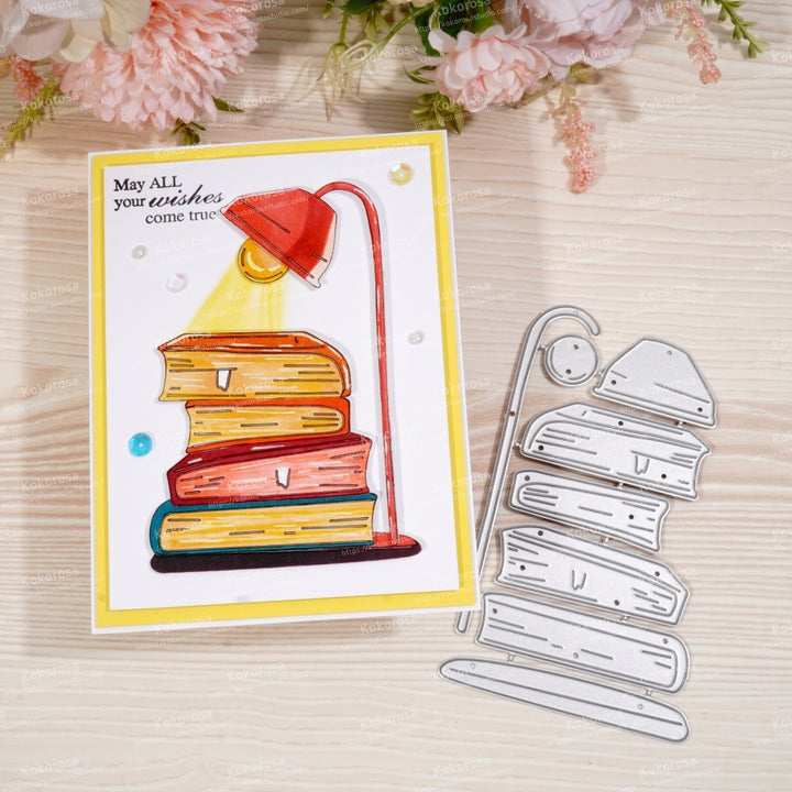 Kokorosa Metal Cutting Dies with Lamp and Books