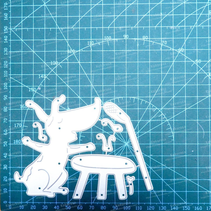 Kokorosa Metal Cutting Dies with Singing Dog