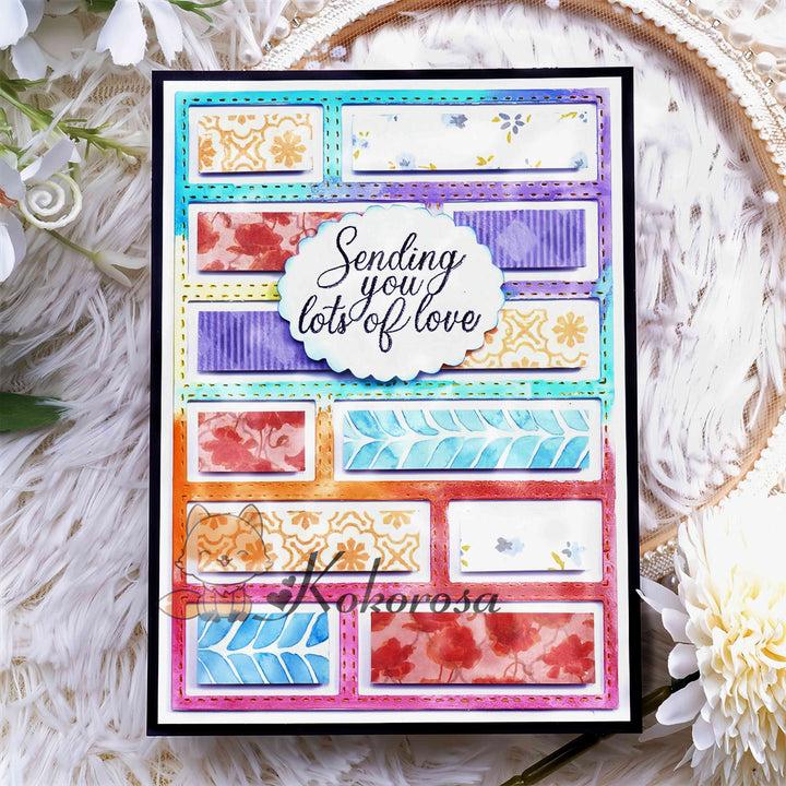 Kokorosa Metal Cutting Dies with Columns Background Board