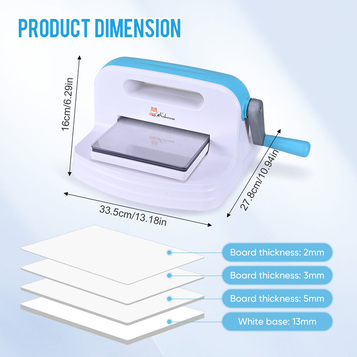 Kokorosa Portable Die Cutting and Embossing Machine Manual Knurling Machine