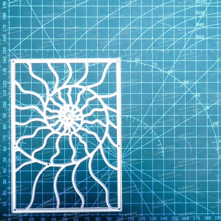 Kokorosa Metal Cutting Dies with Conch Background Board