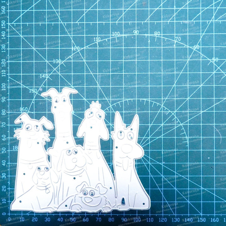 Kokorosa Metal Cutting Dies with 7 Dogs