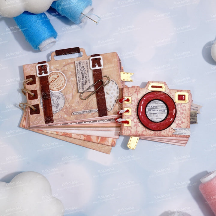 Kokorosa Metal Cutting Dies with Camera and Suitcase