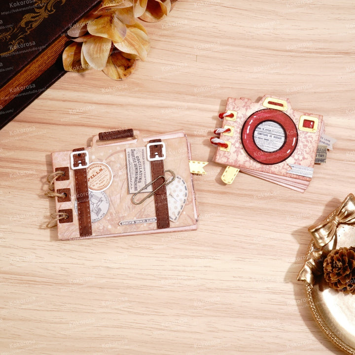 Kokorosa Metal Cutting Dies with Camera and Suitcase