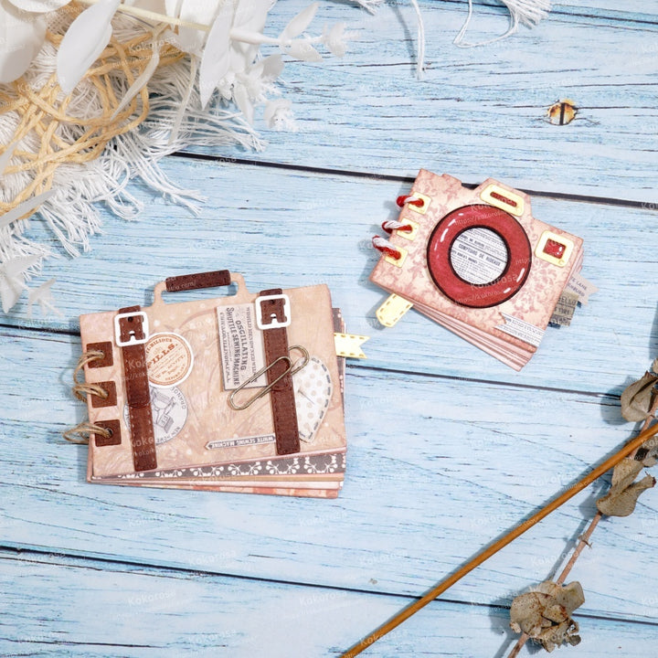 Kokorosa Metal Cutting Dies with Camera and Suitcase