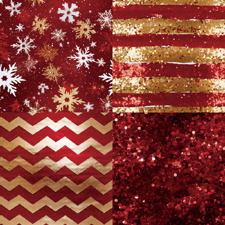 Kokorosa 24PCS 6" Sparkle Theme Scrapbook & Cardstock Paper