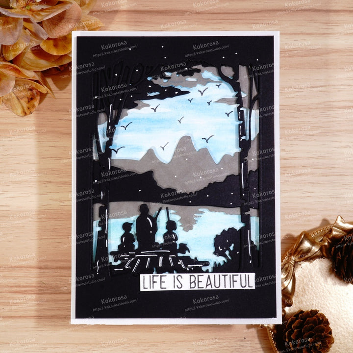 Kokorosa Metal Cutting Dies with Camping and Fishing