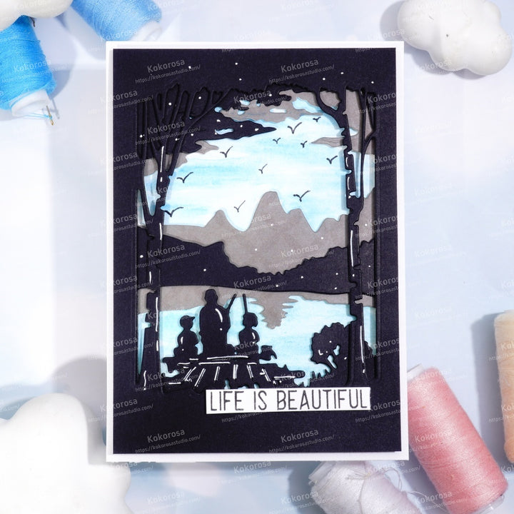 Kokorosa Metal Cutting Dies with Camping and Fishing