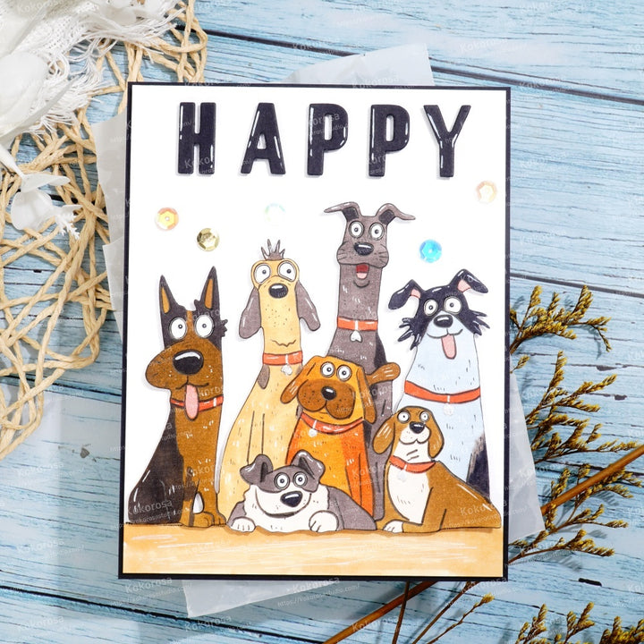 Kokorosa Metal Cutting Dies with 7 Dogs