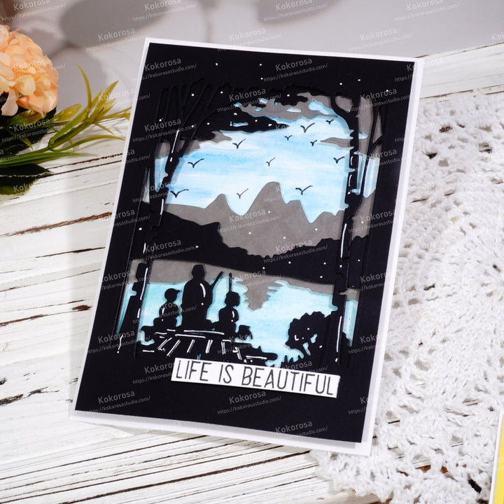 Kokorosa Metal Cutting Dies with Camping and Fishing