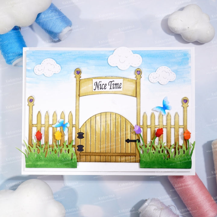 Kokorosa Metal Cutting Dies with Fence Door