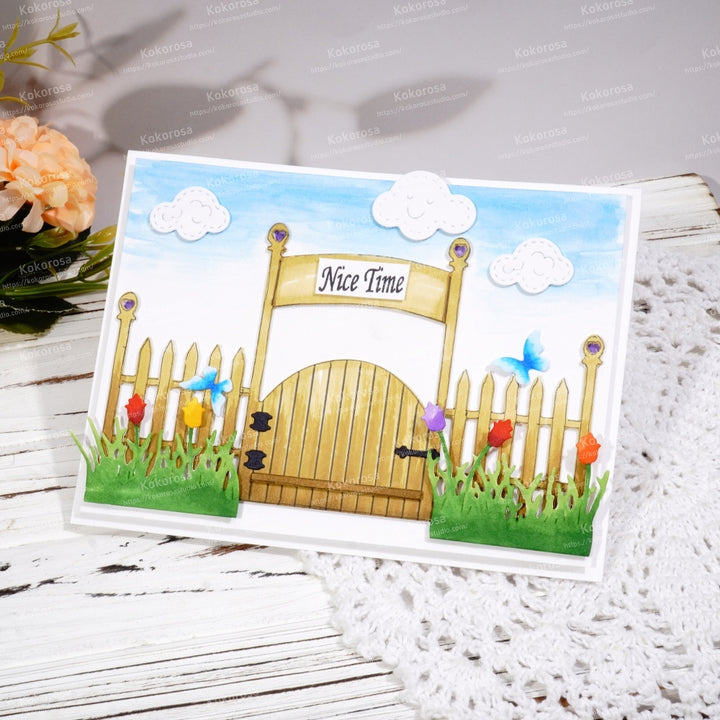 Kokorosa Metal Cutting Dies with Fence Door