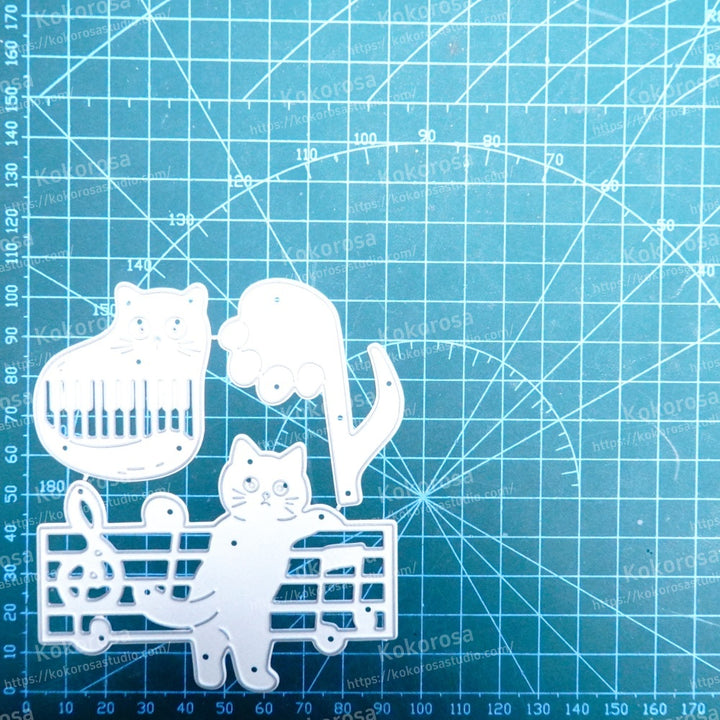 Kokorosa Metal Cutting Dies with Cat and Music