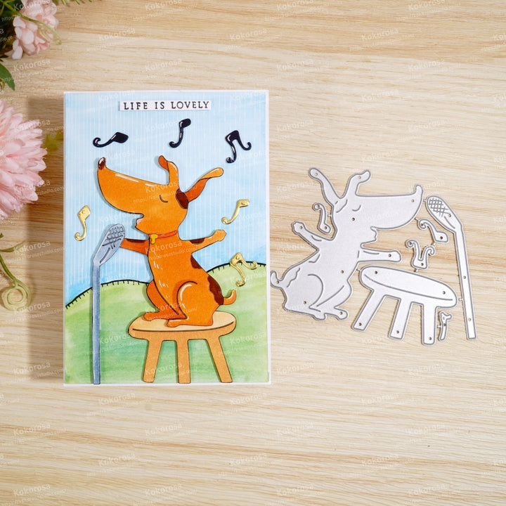 Kokorosa Metal Cutting Dies with Singing Dog