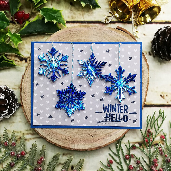 Kokorosa 8 PCS Snowflake Set Cutting Dies