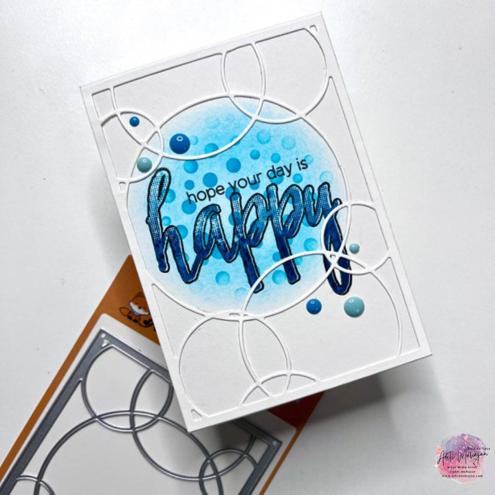 Kokorosa Metal Cutting Dies with Bubbles Background Board