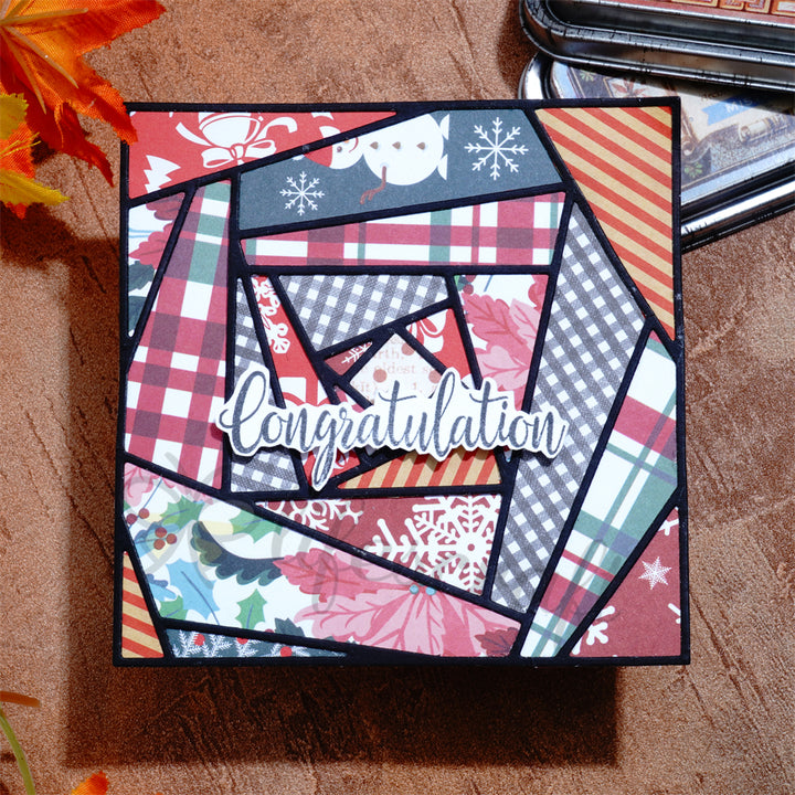 Kokorosa Metal Cutting Dies With Rotating Square Background Board