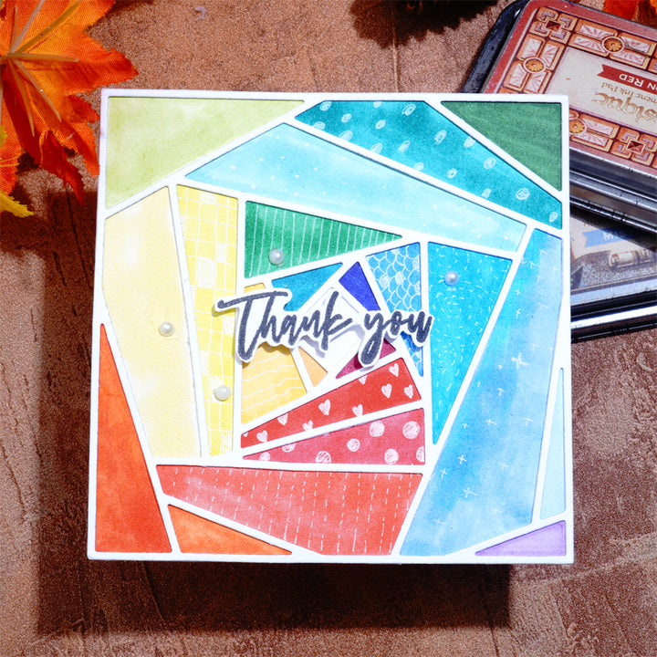 Kokorosa Metal Cutting Dies With Rotating Square Background Board