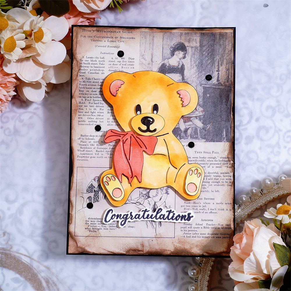 Kokorosa Metal Cutting Dies with Cute Bear