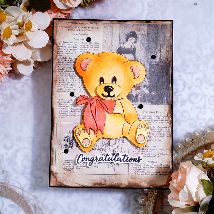 Kokorosa Metal Cutting Dies with Cute Bear