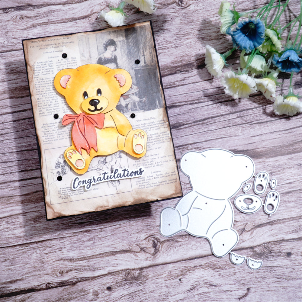 Kokorosa Metal Cutting Dies with Cute Bear