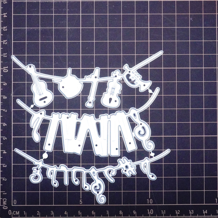 Kokorosa Metal Cutting Dies With Hanging Notes and Instruments