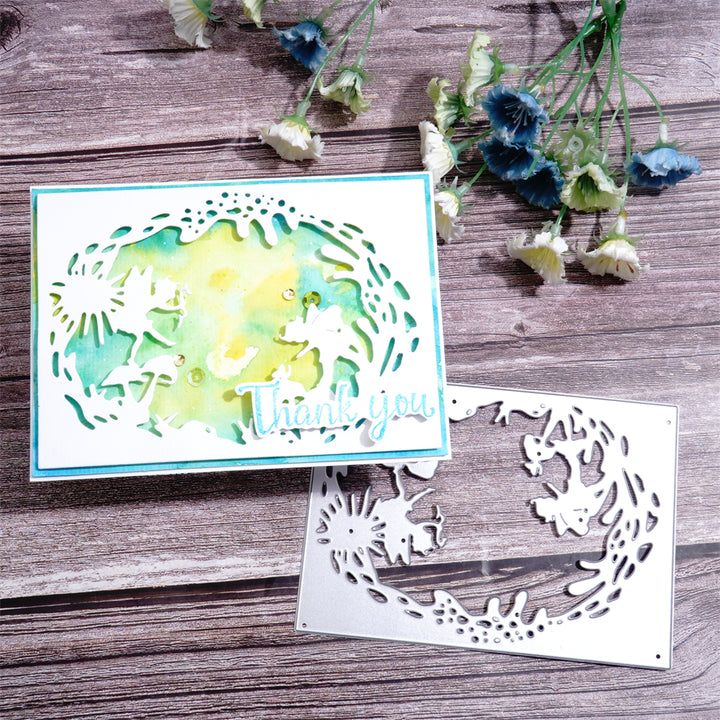 Kokorosa Metal Cutting Dies With Fairy Background Board