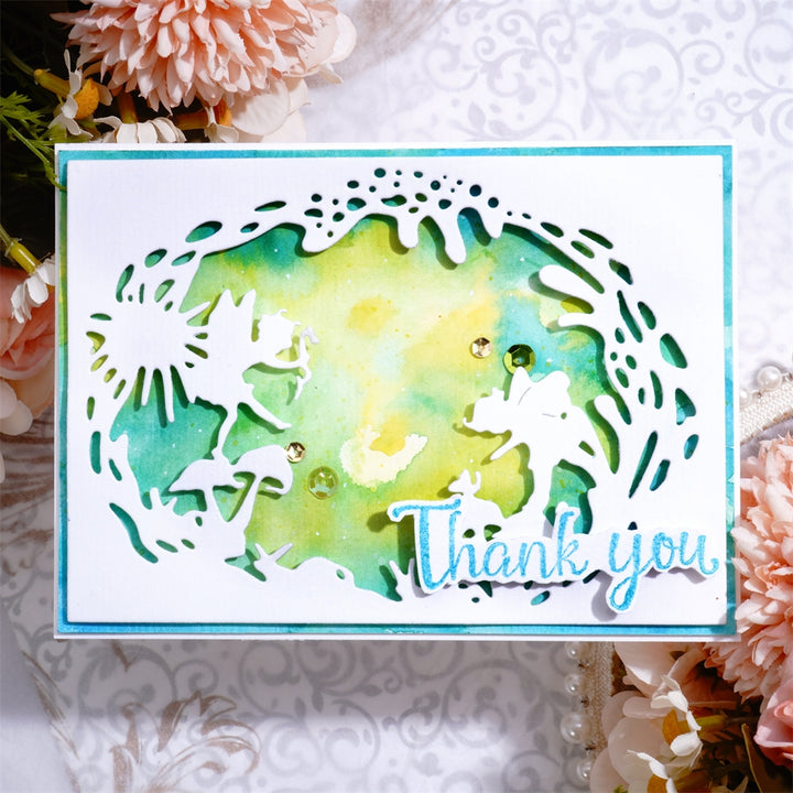 Kokorosa Metal Cutting Dies With Fairy Background Board