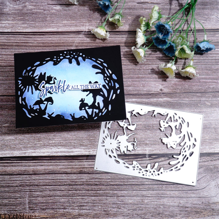 Kokorosa Metal Cutting Dies With Fairy Background Board