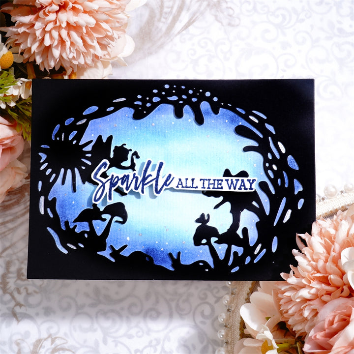Kokorosa Metal Cutting Dies With Fairy Background Board