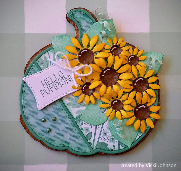 Kokorosa Metal Cutting Dies with Pumpkin Frame