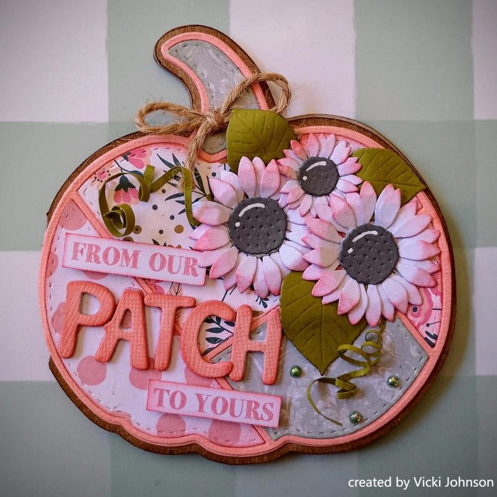 Kokorosa Metal Cutting Dies with Pumpkin Frame