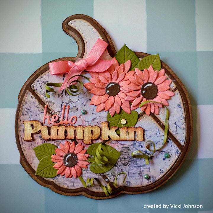 Kokorosa Metal Cutting Dies with Pumpkin Frame
