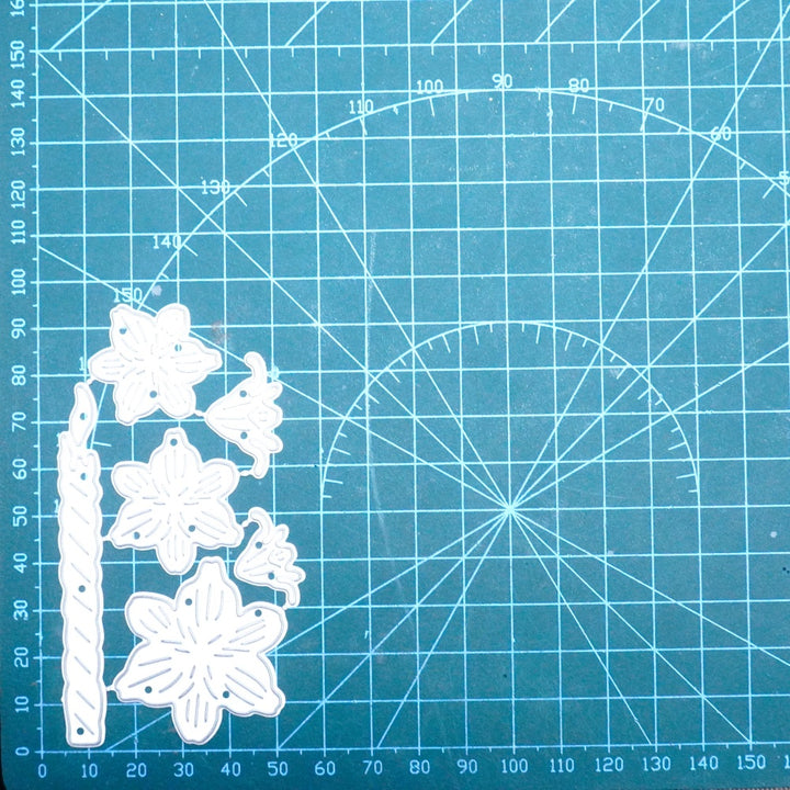 Kokorosa Metal Cutting Dies with Candle and Flowers