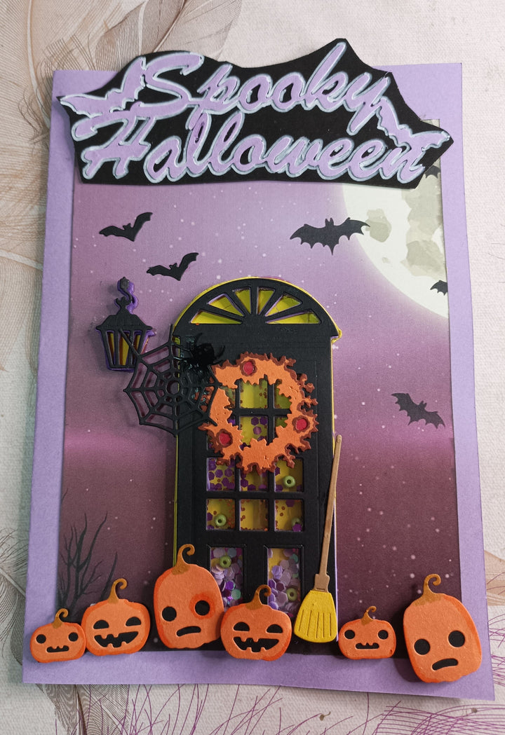 Kokorosa Metal Cutting Dies with Halloween Front Door