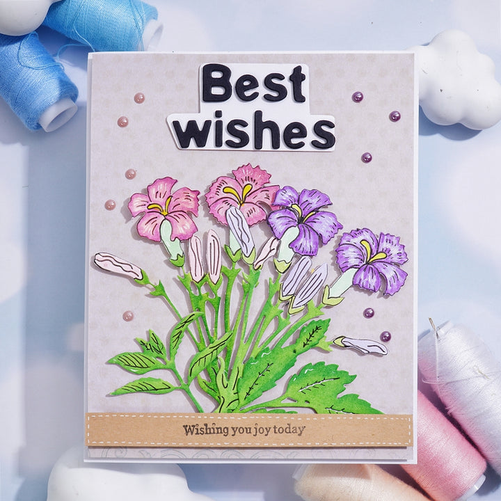 Kokorosa Metal Cutting Dies with Celebration Words