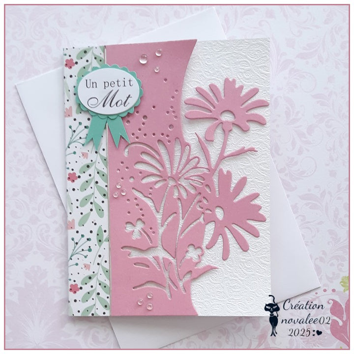Kokorosa Metal Cutting Dies with Daisy Background Board