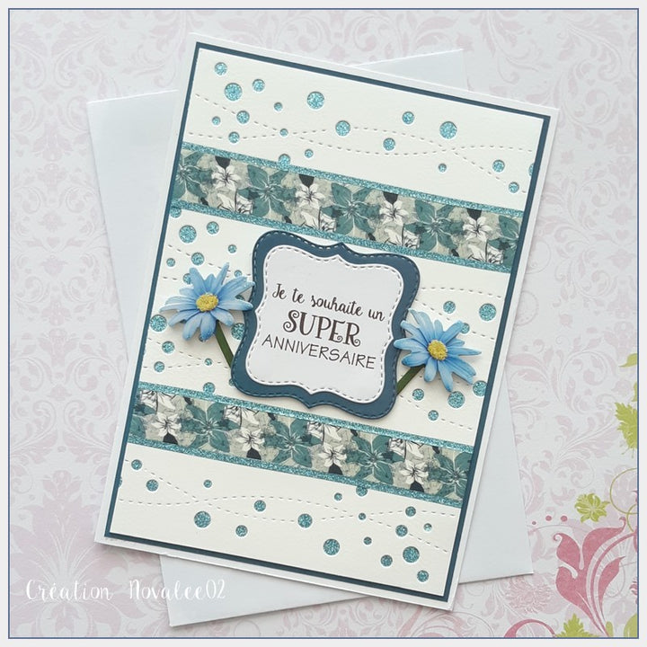 Kokorosa Metal Cutting Dies with Little Hollow Bubbles Border Board