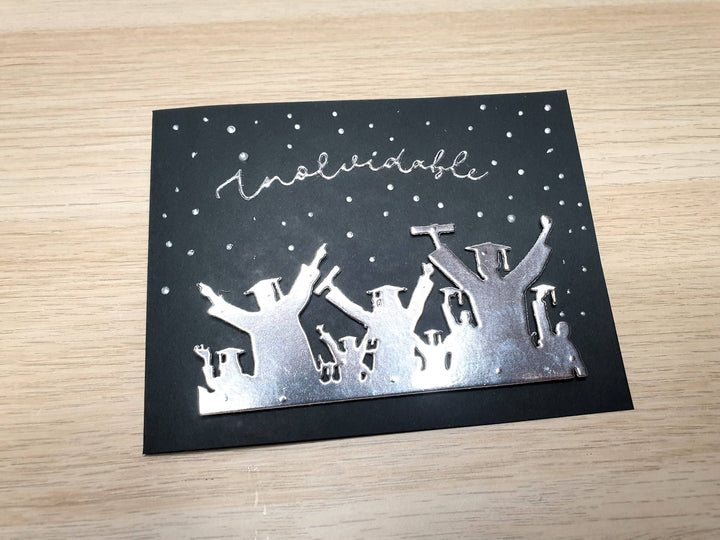 Kokorosa Metal Cutting Dies with Graduates Raising Arms Border Board