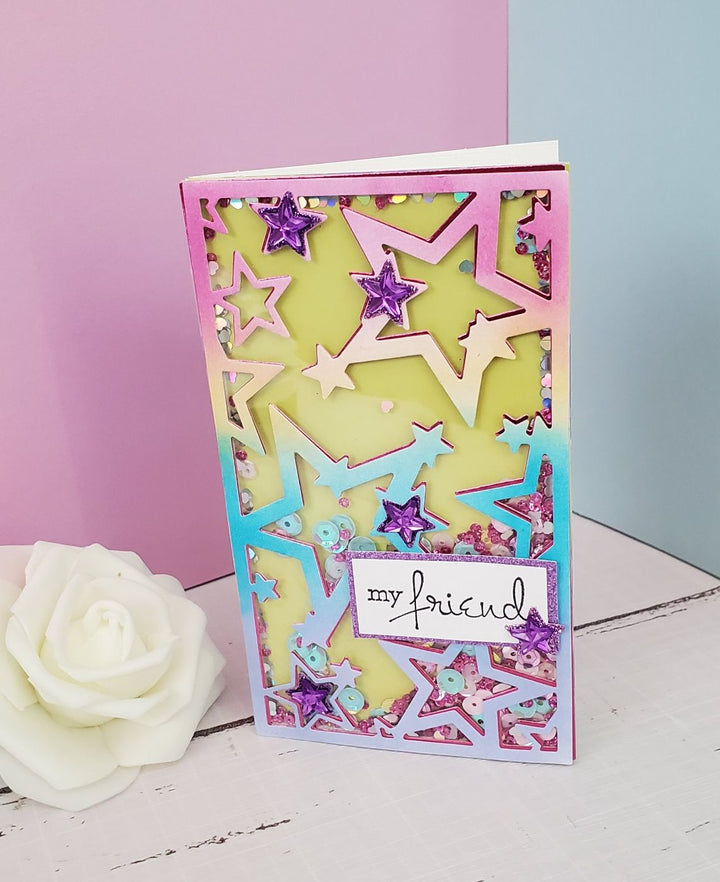 Kokorosa Metal Cutting Dies with Various Stars Background Board