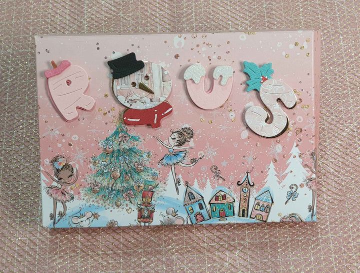 Kokorosa Metal Cutting Dies with Christmas Theme 26 Alphabets