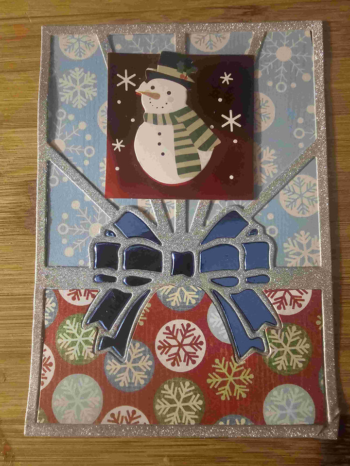 Kokorosa Metal Cutting Dies with Bow Tie & Lines Background Board