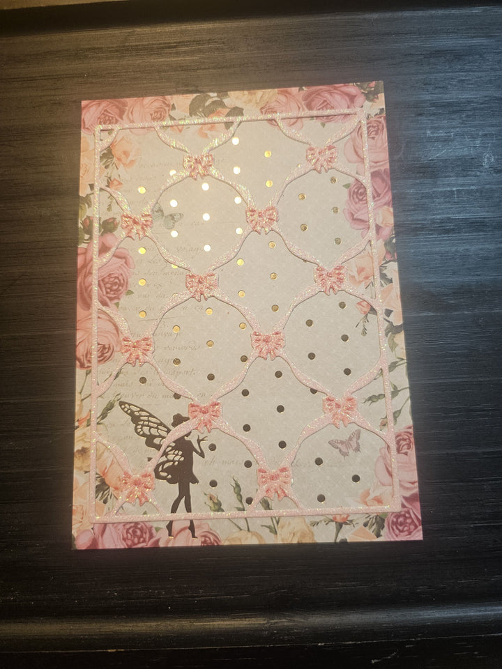 Kokorosa Metal Cutting Dies with Bow Connected Background Board