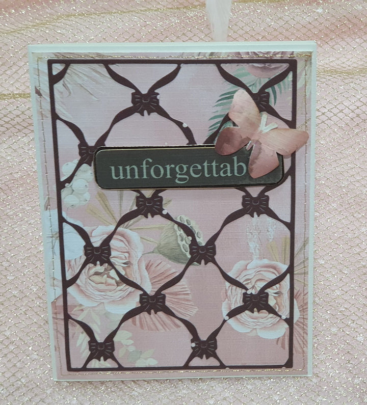 Kokorosa Metal Cutting Dies with Bow Connected Background Board