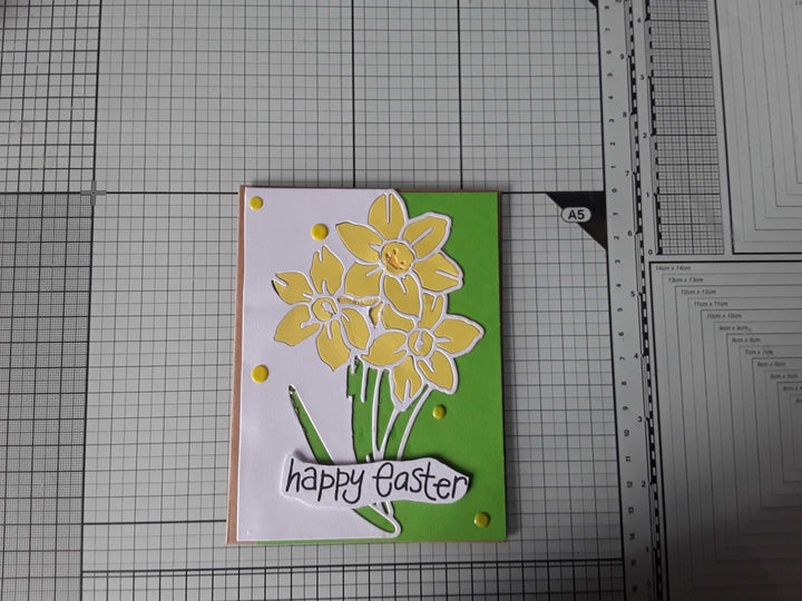 Kokorosa Metal Cutting Dies with Narcissus Border Board