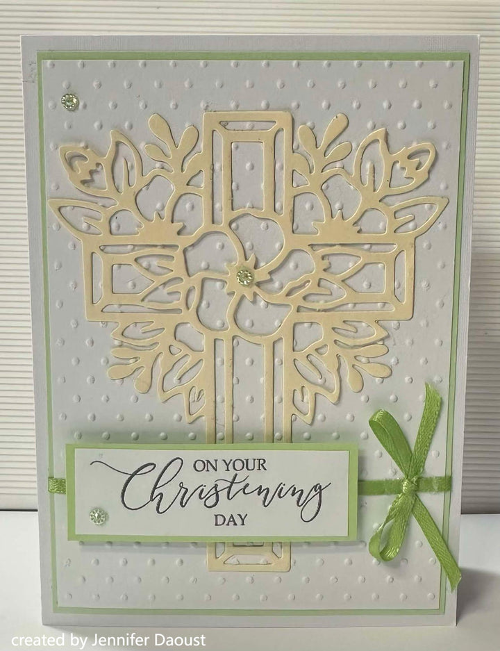 Kokorosa Metal Cutting Dies with Flowers Cross