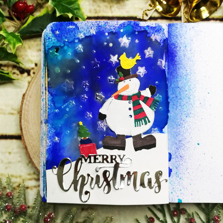 Kokorosa Metal Cutting Dies With Chubby Snowman
