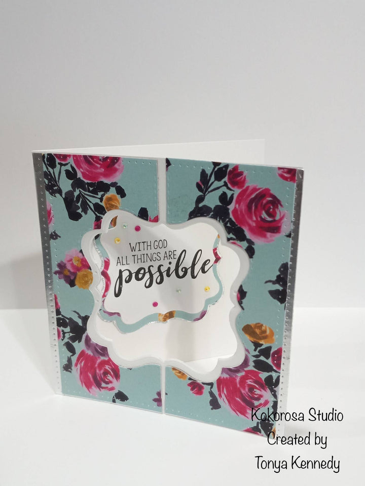 Kokorosa Metal Cutting Dies with Symmetrical Shaped Borders