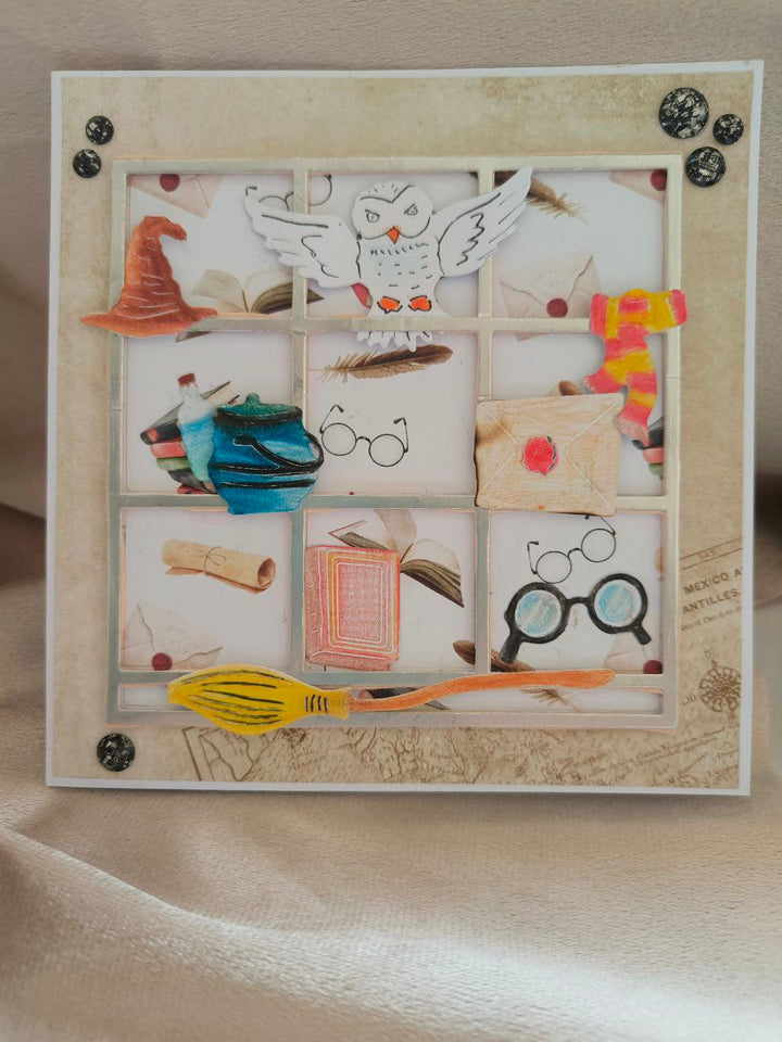 Kokorosa Metal Cutting Dies with Wizard World Frame Board