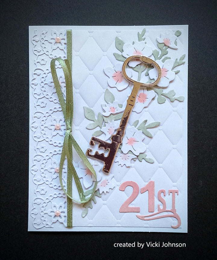 Kokorosa Metal Cutting Dies with Vintage Key